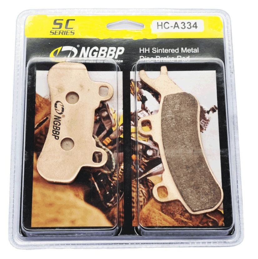 NGBBP (FA682 FA683) Replacement of Front Rear Sintered ATV UTV Brake Pad For Compatible with ATV Can-Am Maverick X3 2017 / MAX TURBO 2017-2018 / TURBO 2018 / MAX TURBO R 2018 / TURBO R 2018