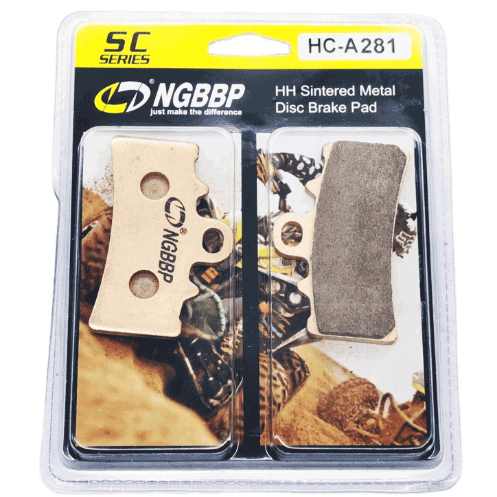 NGBBP Sintered Ceramic FA606 Motorcycle Brake Pad for KTM Duke 125 RC 125 /RC 200 /Duke 250 Duke 390 13 F / BMW G 310 R Electric Scooter C 400 GT C 400 X Access