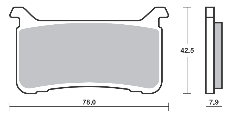 NGBBP Racing Performance Sintered Brake Pad Manufacturer wholesale FA700 for HONDA CB1000R CB1000RA CBR1000RR CB1100NAD CB1100EX / CB1100RS